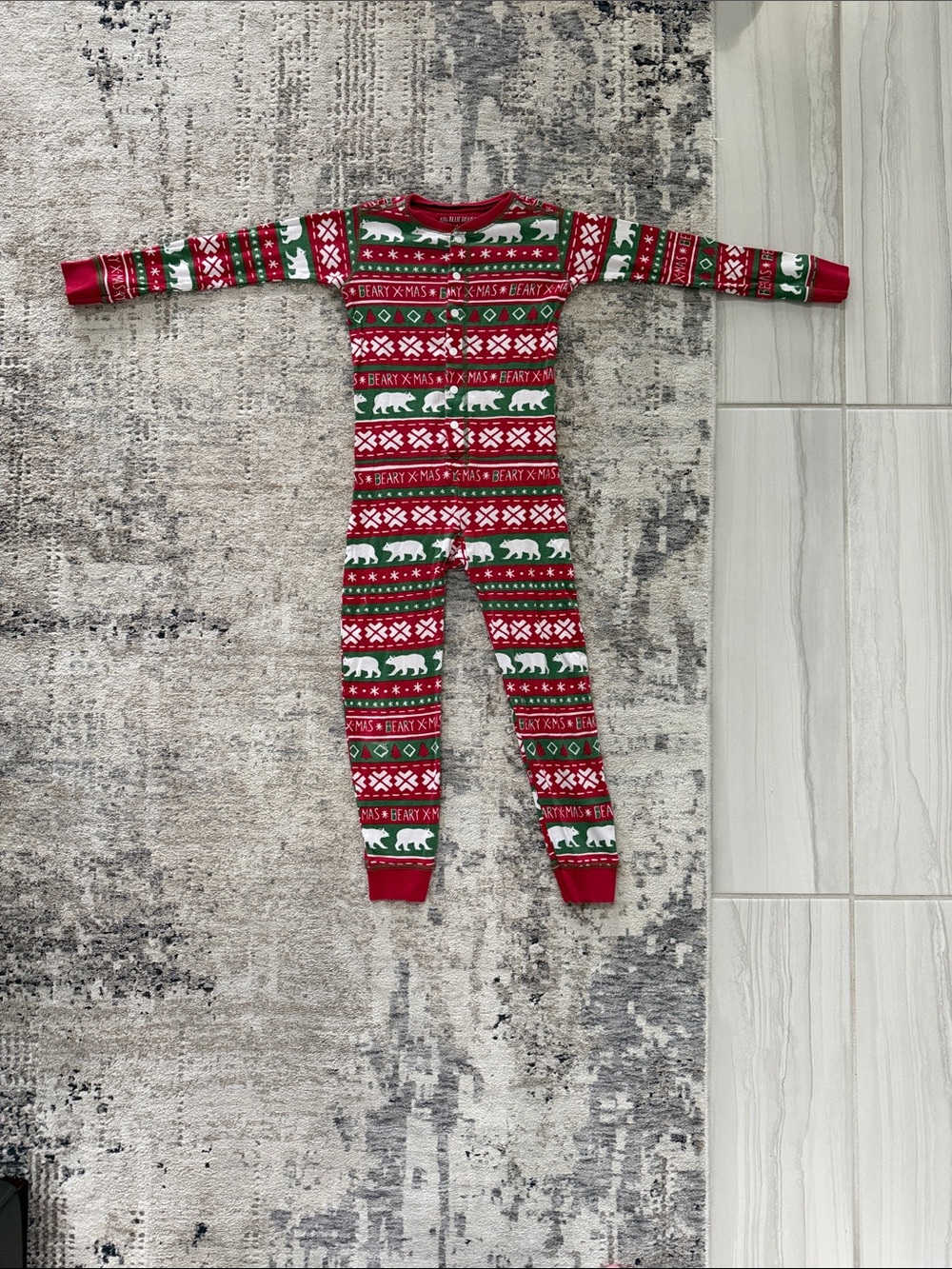 Little Blue House by Hatley Beary X-Mas Kids 4 pajamas
